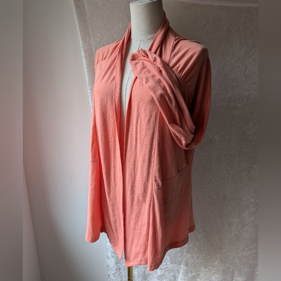 Aventura Peach Organic Cotton Poly Cardigan - Picture 8 of 10